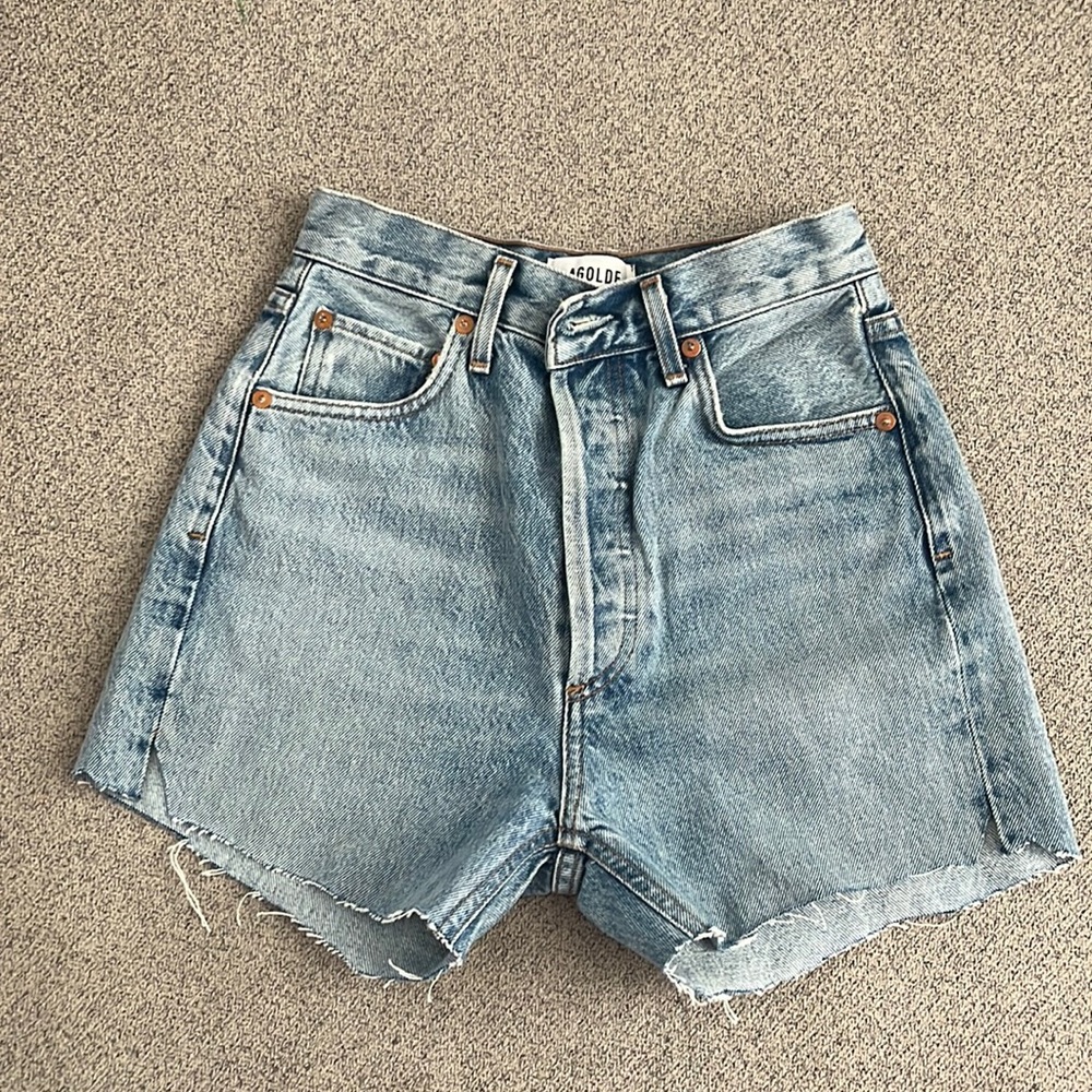 Agolde Riley shorts size 23. NWOT